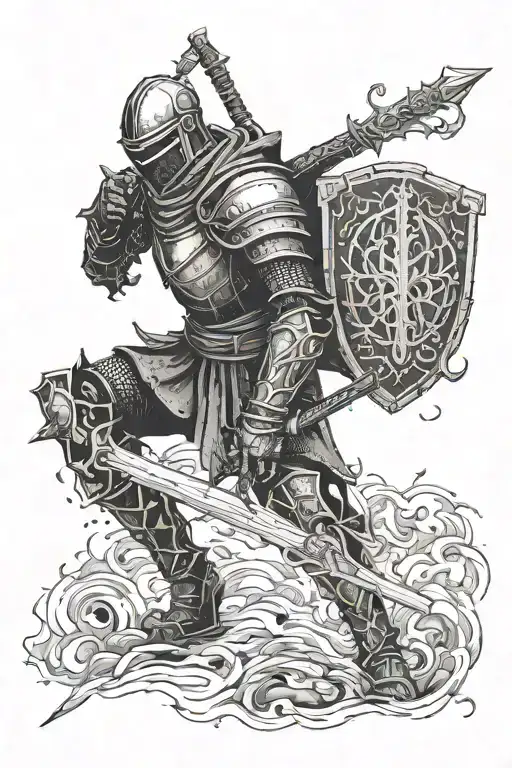 Dark souls 3 tattoo design idea
