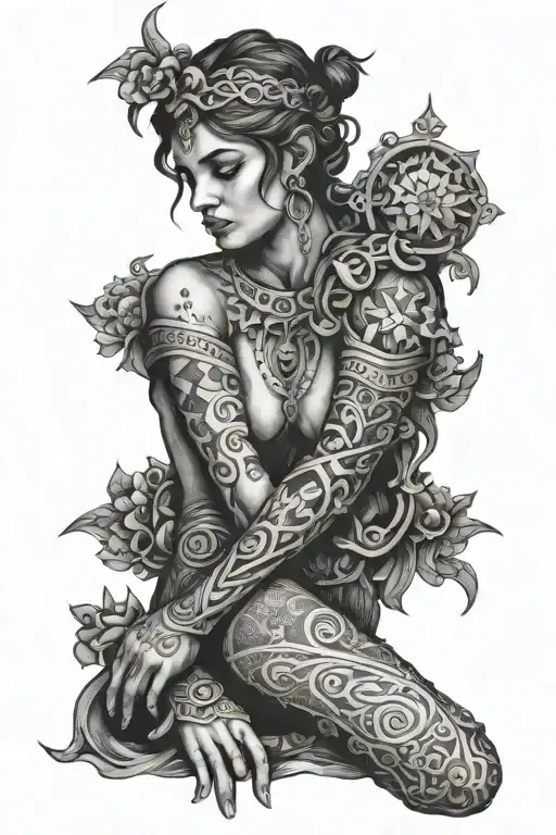 Slave night Gael tattoo design idea