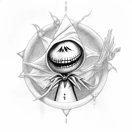 nightmare before Christmas  tattoo design idea