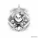 nightmare before Christmas  tattoo design idea