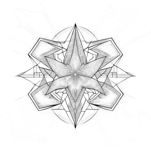 Supernova tattoo design idea