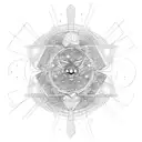 Supernova tattoo design idea