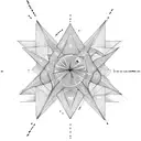 Supernova tattoo design idea