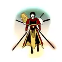 biblical war tattoo design idea