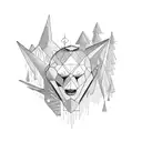 oxytocin, mountains tattoo design idea