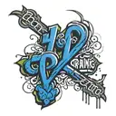 1 Corinthians 13:4-8  tattoo design idea