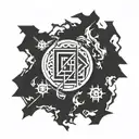 Linkin Park logo tattoo design idea