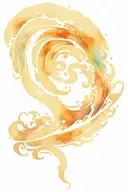 ocean wave tattoo design idea