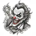 joker tattoo design idea