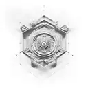 romano en Coliseo  tattoo design idea