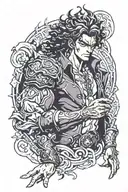 Dio Brando tattoo design idea
