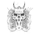 nomad punk tattoo design idea