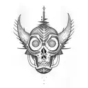 nomad punk tattoo design idea