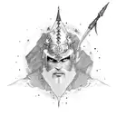 nomad warrior tattoo design idea