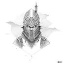 nomad warrior tattoo design idea