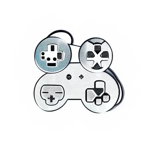 Gamer tattoo design idea