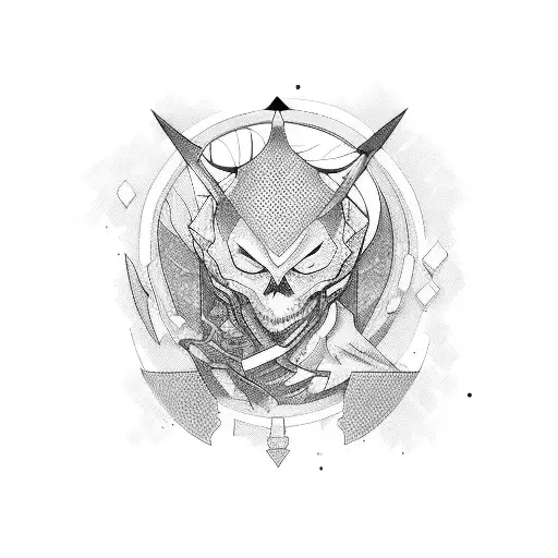 hacking, programming, anime tattoo design idea