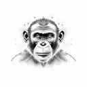 Caesar the chimpanzee tattoo design idea