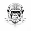 Caesar the chimpanzee tattoo design idea