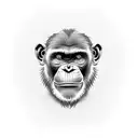 Caesar the chimpanzee tattoo design idea