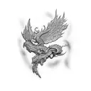 eros and psique tattoo design idea