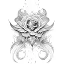 eros and psique tattoo design idea