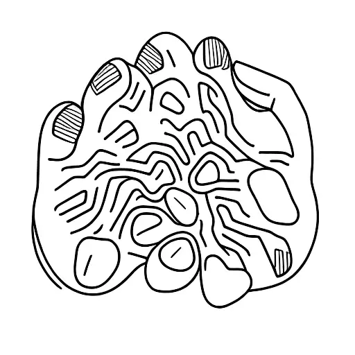 guinea pig paw tattoo design idea