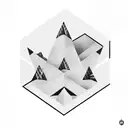 shape of the state of California with the states Ohio, Minnesota, Illinois and South Carolina inside California tattoo design idea