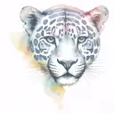 mechanical jaguar tattoo design idea