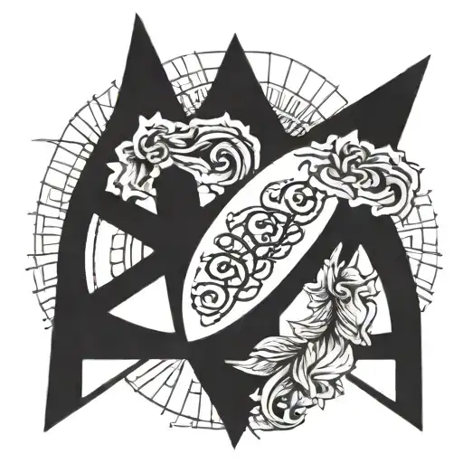 the phrase "veritas vincit" and a symbol of family and loyalty. tattoo design idea