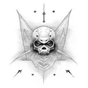 richard ramirez the Night Stalker symbol  tattoo design idea
