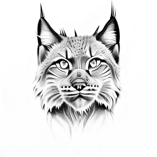 full chest lynx/ mcgregor type of tattoo tattoo design idea