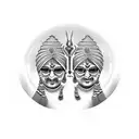 deepak and aaradhya  tattoo design idea