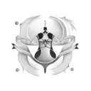 boobies tattoo design idea