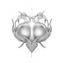 boobies tattoo design idea