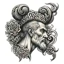 stoic men tattoo design idea