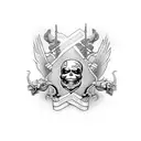 Harley davidson tattoo design idea