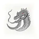 tattoo sleeve with a dinosaur tattoo design idea