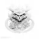 hallsing, печать, alucard tattoo design idea