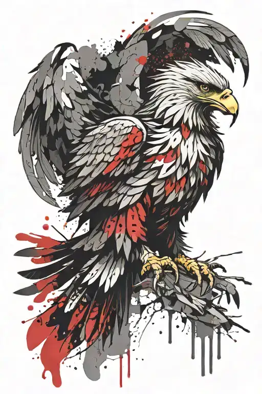 polish eagle in roman style tattoo tattoo design idea