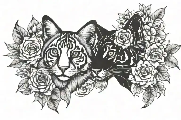 matching best friend tattoo design idea