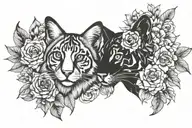 matching best friend tattoo design idea