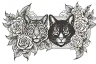 matching best friend tattoo design idea