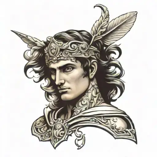 Alexander the Great  tattoo design idea