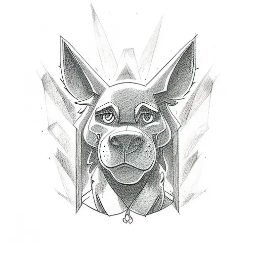 Scooby-Doo Symbol tattoo design idea
