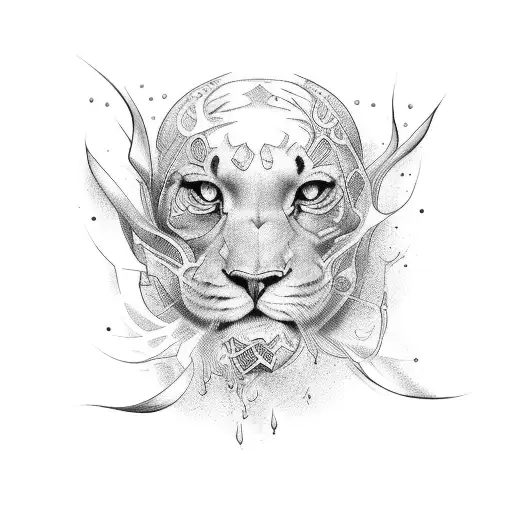 create me a tattoo that deals with anxiety, life, pain tattoo design idea