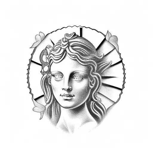 venus de milo tattoo design idea
