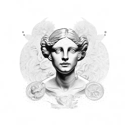 venus de milo tattoo design idea