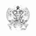 venus de milo tattoo design idea