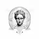 venus de milo tattoo design idea